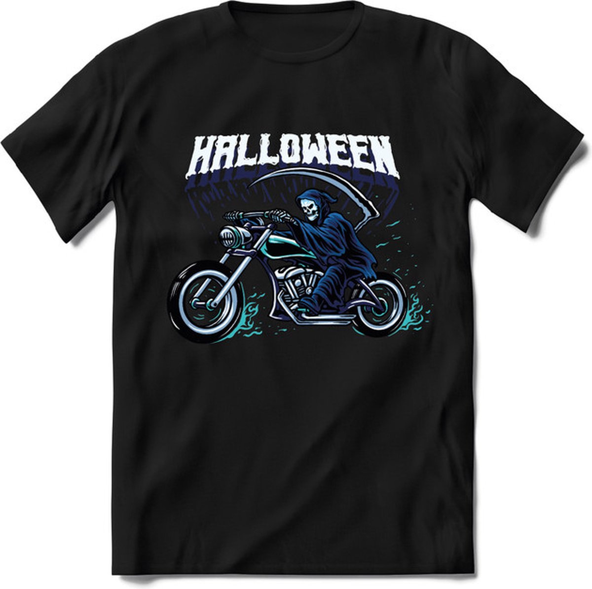 Halloween T-Shirt | Horror  Kleding Heren / Dames | Weerwolf , Monster , Vleermuis en Pompoen  Shirt |